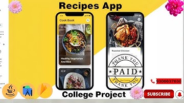 Android Recipe App with Source Code | Android Project with Source Code