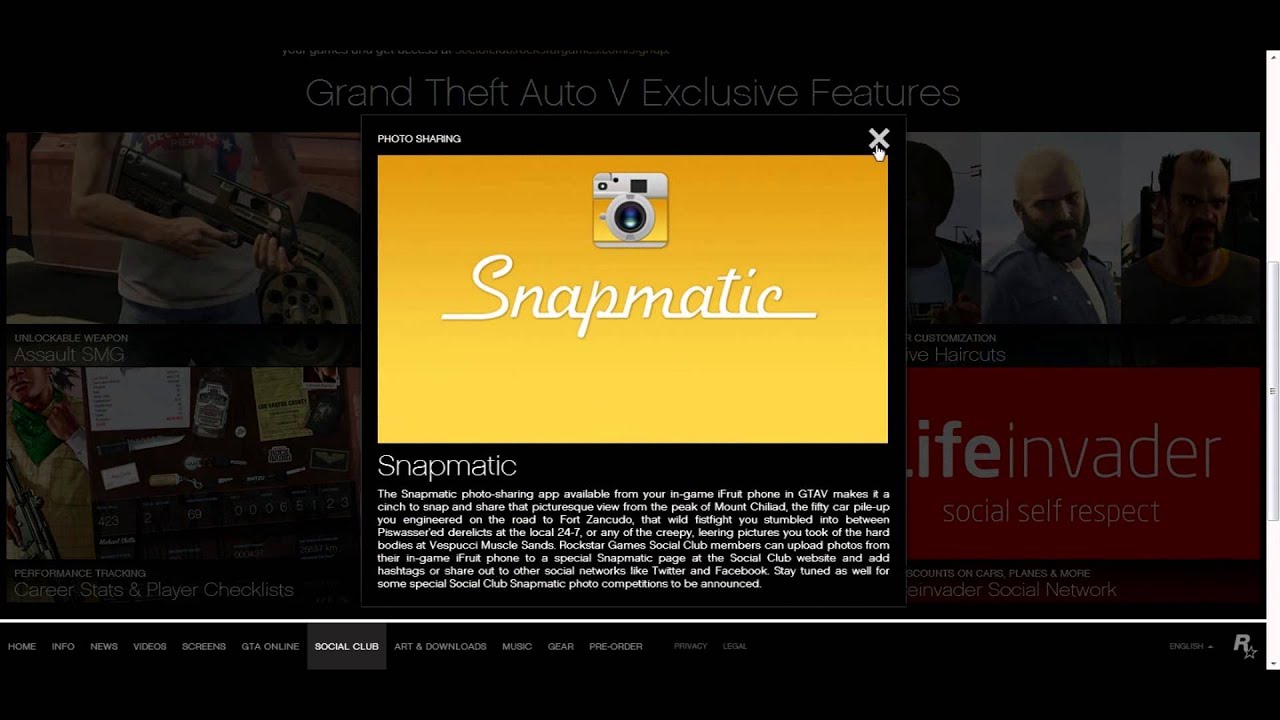 Snapmatic avatar for social club not working : r/gtaonline