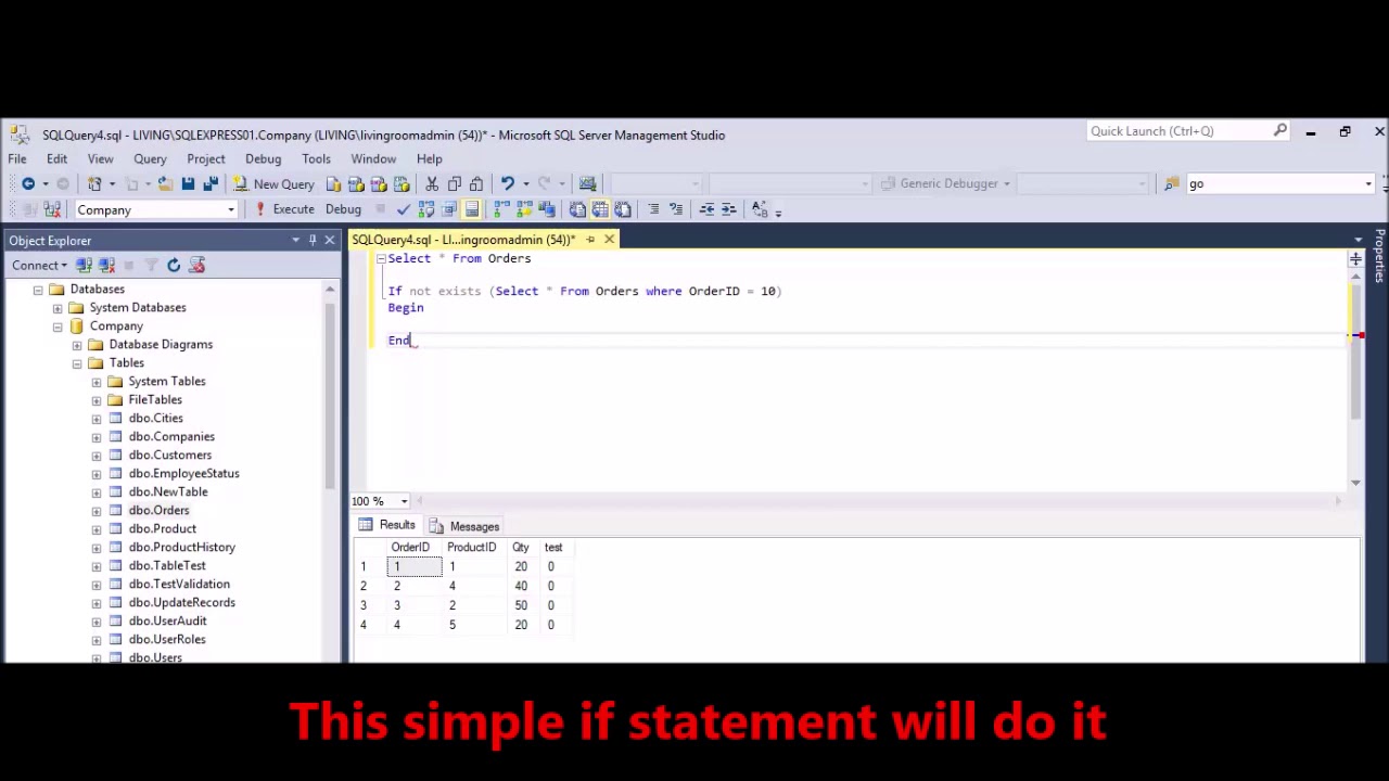 คําสั่ง insert into  2022 New  MSSQL - Sql server - insert into table if record doesn't exist