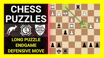 Chess Puzzles to Practice. Themes: Long puzzle, Endgame, Defensive move. Learn Chess