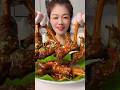 Mutton Trotters Gone Wild: Spicy Mukbang ASMR Adventure #mukbang #muttontrotters #asmreating