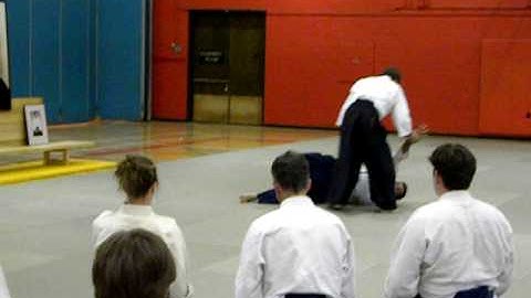 Aikido Sensei Peter Bernath Shihan - 2009 Canada, Montreal - Katatetori Nikyo #1