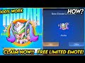 How to get layla blue specter emote for free tutorial  mlbb