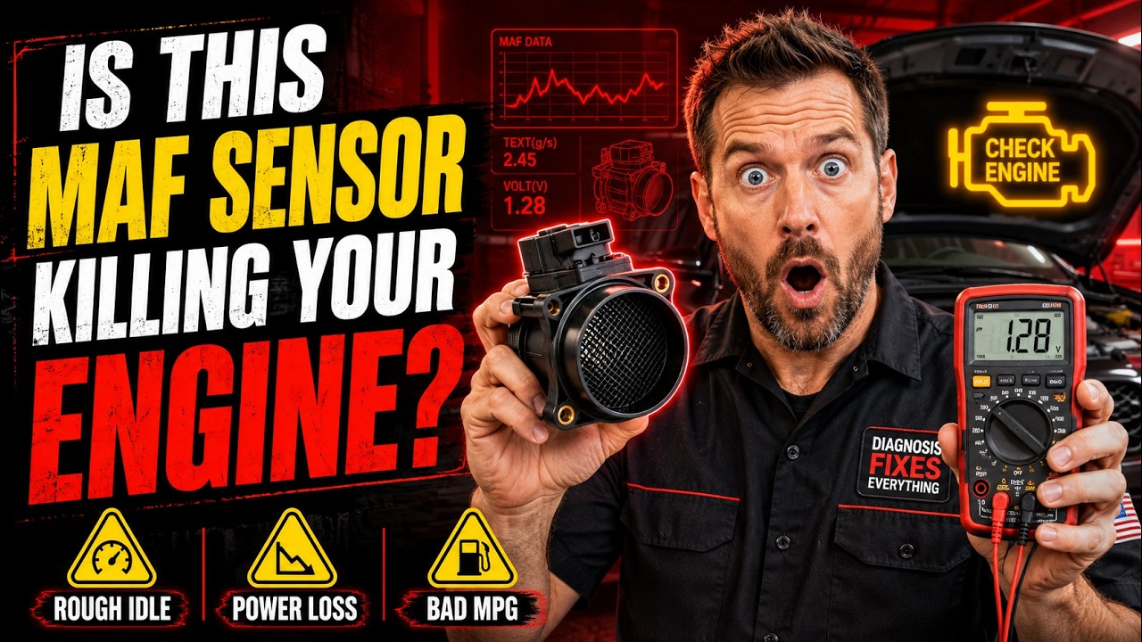 MAF SENSOR What happens when maf sensor fails - YouTube