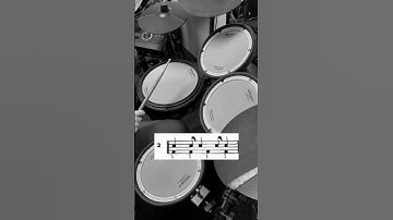 Syncopation by Reed (Syncopation Set 2, Page 34, Number 2) - Practice with Me! #drumset #drums