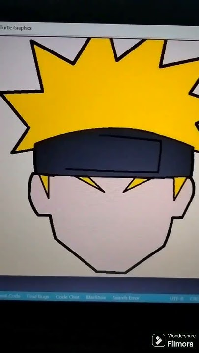 Create Naruto using python......#python #coding #anime #naruto - YouTube