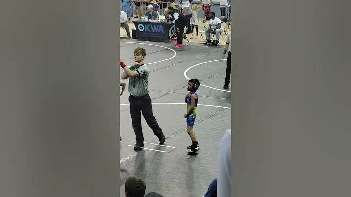 Uzziah's Oklahoma state championship match.