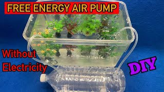 DIY Free Energy Air Pump Without Electricity