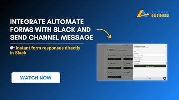 How to integrate Automate Forms with Slack and send channel message?