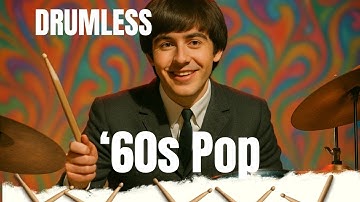 Drumless Track – 60s Pop Style | "The Beat Less" | 124 BPM Play-Along for Drummers