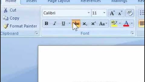How to apply strikethrough to selected text in Word