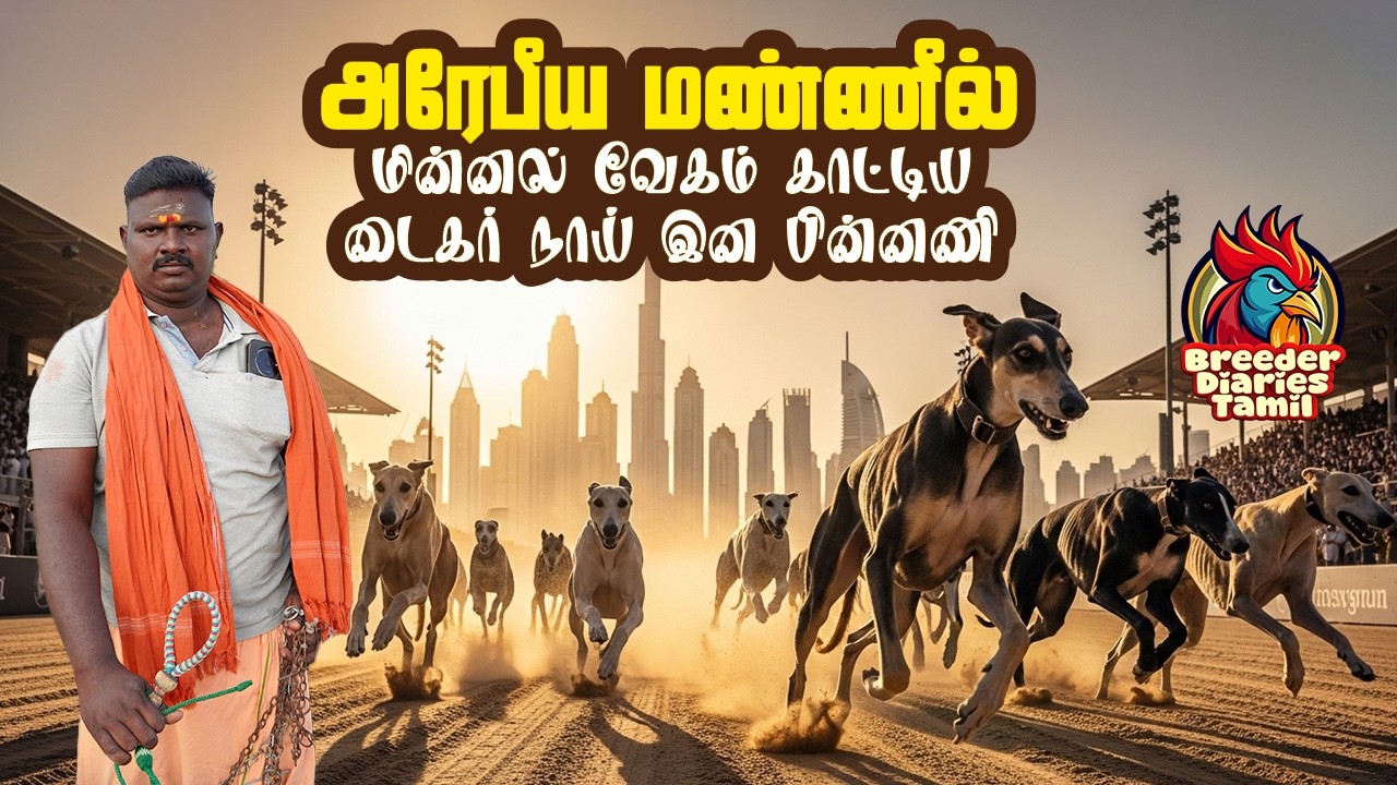 துபாய் ரேஸில் கலக்கிய டைகர் நாய் – இன வழி & வேக ரகசியம்! #dog #farming #viralvideo #ytviral