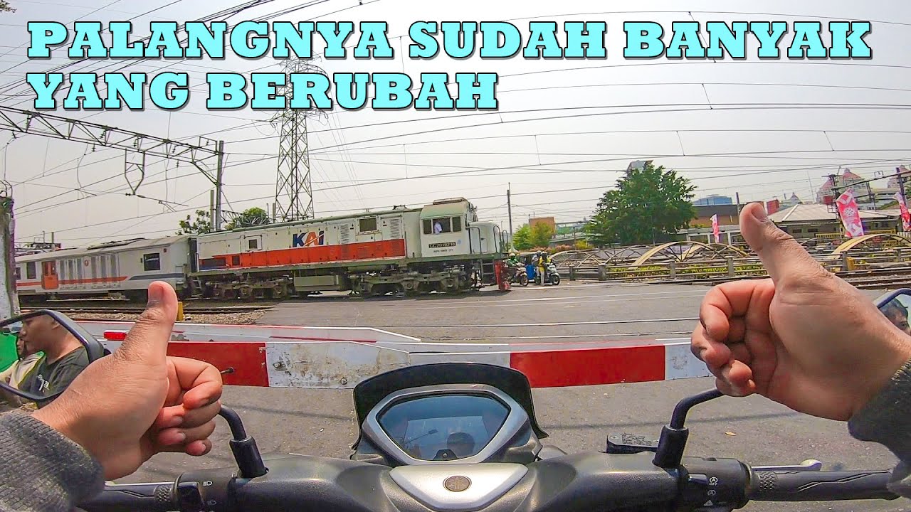 UPDATE !! MOTORIDE Update 8 Palang Perlintasan Kereta Api Dipusat Kota Metropolitan