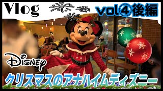 Vlog】クリスマスのアナハイムディズニーに行く旅Vol④後編 ついに行け