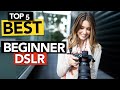 ✅ TOP 5 Best DSLR Camera for Beginners | 2022 Review