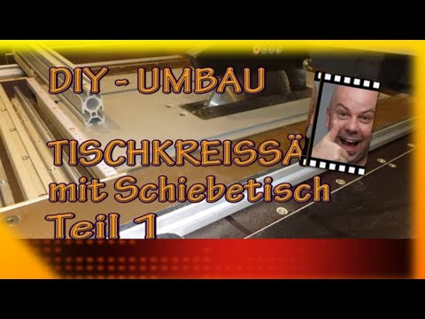 DIY Tischkreissäge Unterbau zu TKS plus automatischer Router/Oberfräse Lift - Teil 1/5