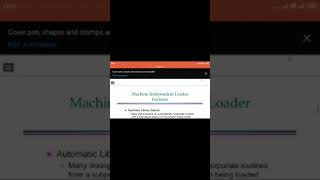 Sub: SSCD(17CS63) Machine independent loader features