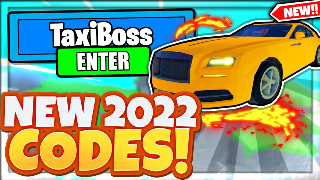Roblox Taxi Boss Codes (October 2022)