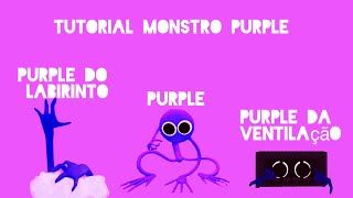 Tutorial do papercraft monstro PURPLE #roblox  rainbow friends