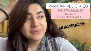 STRUGGLING WITH WORK DURING RAMZAN + DEADLINE ANXIETY | GlossipsVlogs