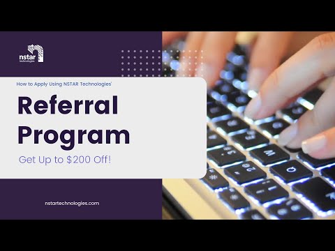 HOW TO APPLY USING NSTAR TECHNOLOGIES REFERRAL PROGRAM