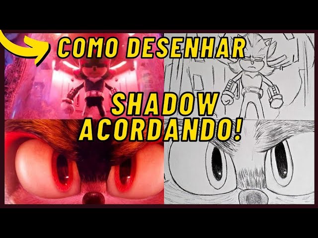 Como DESENHAR SONIC e SHADOW do Filme SONIC 2 - Como DIBUJAR a SONIC y  SHADOW de La Película SONIC 2 