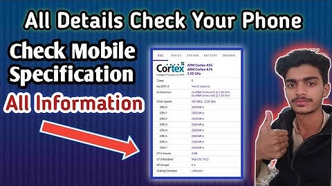 How to Check Mobile Specification 2023