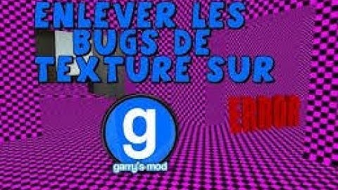 COMMENT NE PLUS AVOIR DE ERROR SUR GARRY