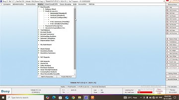 How to Analyse a Profit & Loss Account in a BUSY Tally Computer Science Data Entry GST Software 