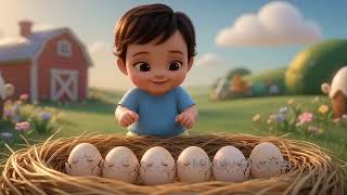 10 Little Eggs Counting Song Toddler Learning Video Nursery Rhymes Kids Song