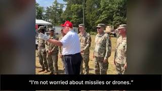 High Security Spotted At Trump Golf Course Events Amid Iran War