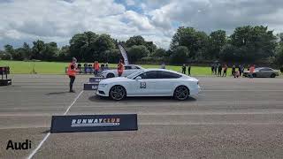 Runway event 2021 Audi 3.0 BiTdi vs Bmw M2 vs Bmw M135i vs E63Amg vs P100D