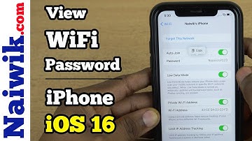 #7 How to view WiFi Password in iPhone [ iOS 16 ]