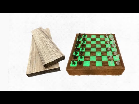 A & E Millwork Handmade Solid Wood Chess