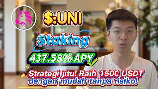 Metode Staking UNI Tercepat untuk Mendapatkan 437.58% Hasil Tahunan, Tanpa Keahlian!