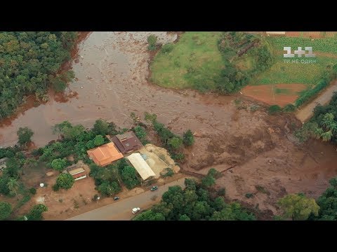 Видео: Катастрофический прорыв дамбы в Брумадинью. Бразилия. Мир наизнанку 10 сезон 22 выпуск