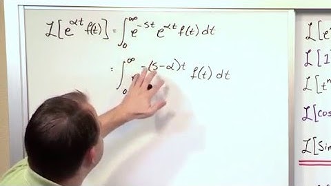 Lesson 16 - More Properties Of The Laplace Transform, Part 1
