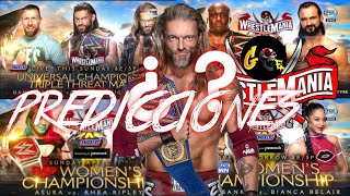 Predicciones wrestlemania 37 //Geovanny Empire