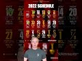 2022 Commanders Schedule Prediction!