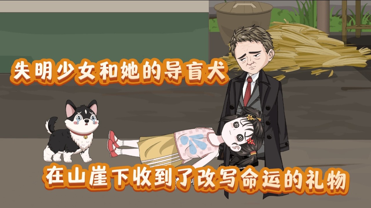 《盲女歸途》🐕‍🦺失明少女和她的導盲犬，在山崖下收到了改寫命運的禮物#沙雕动画 #救赎 #感恩 #亲情 #善意 #温暖 #回家 #希望 #温柔 #强大 #逆境 #成长 #礼物 #改变 #曙光