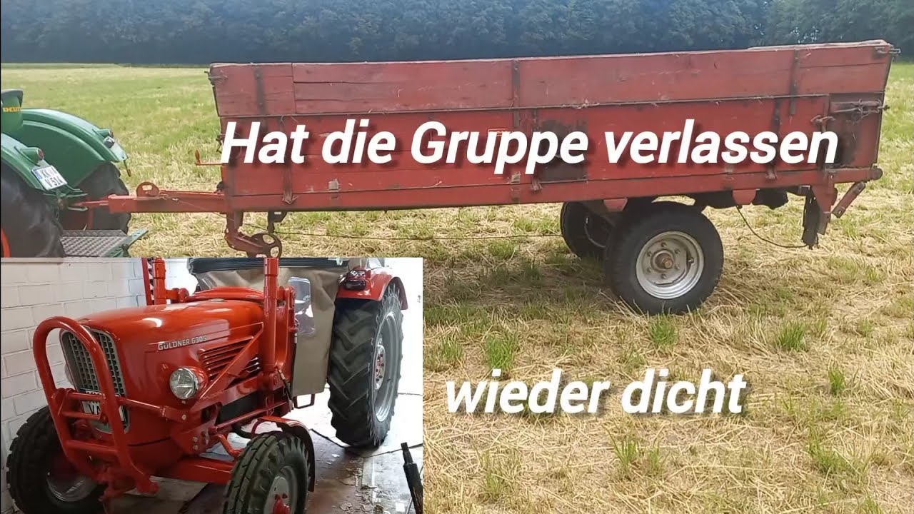 Probefahrt mit Güldner G30./Laden und sicher