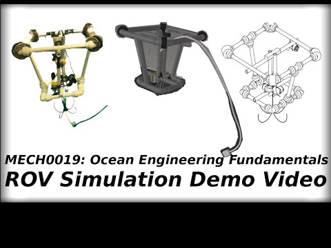 ROV Underwater Manoeuvring Simulation Demo (WeBots)