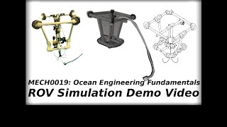 ROV Underwater Manoeuvring Simulation Demo (WeBots) screenshot 2