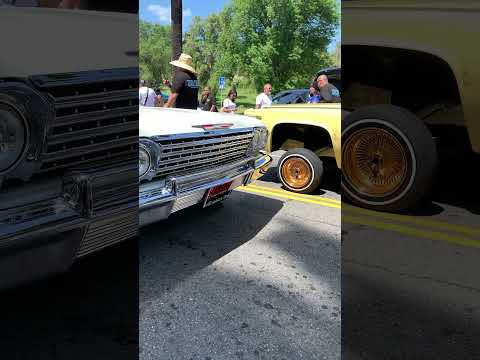 Red on White 62 Chevy Impala