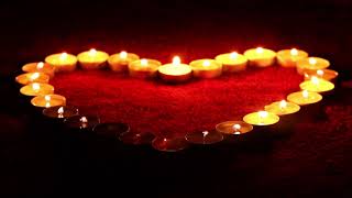 #Футаж сердечко из свечек ◄4K•HD► #Footage heart of candles