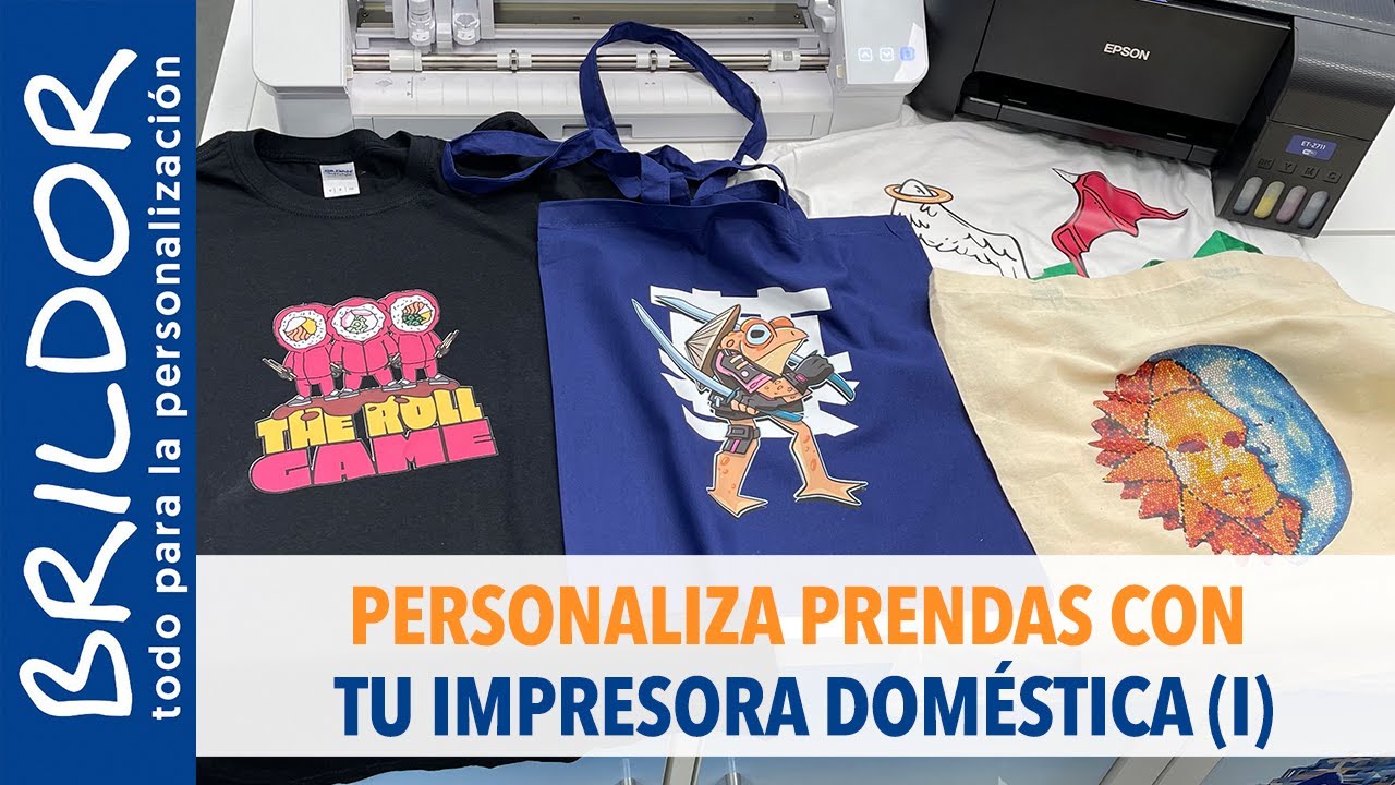 IMPRESIÓN TEXTIL con Impresora DOMÉSTICA (I) - papel TRANSFER Inkjet 