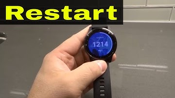 How To Restart Garmin Vivoactive 4 Smartwatch-Easy Tutorial