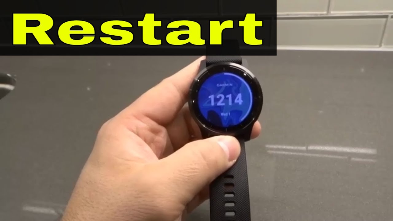 How To Restart Vivoactive 4 Smartwatch-Easy Tutorial -