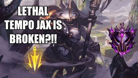 《Wild Rift/英雄联盟手游》Lethal Tempo Jax Jungle is BROKEN?!!