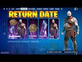 NEW KRATOS RETURN RELEASE DATE ITEM SHOP in Fortnite 2026!